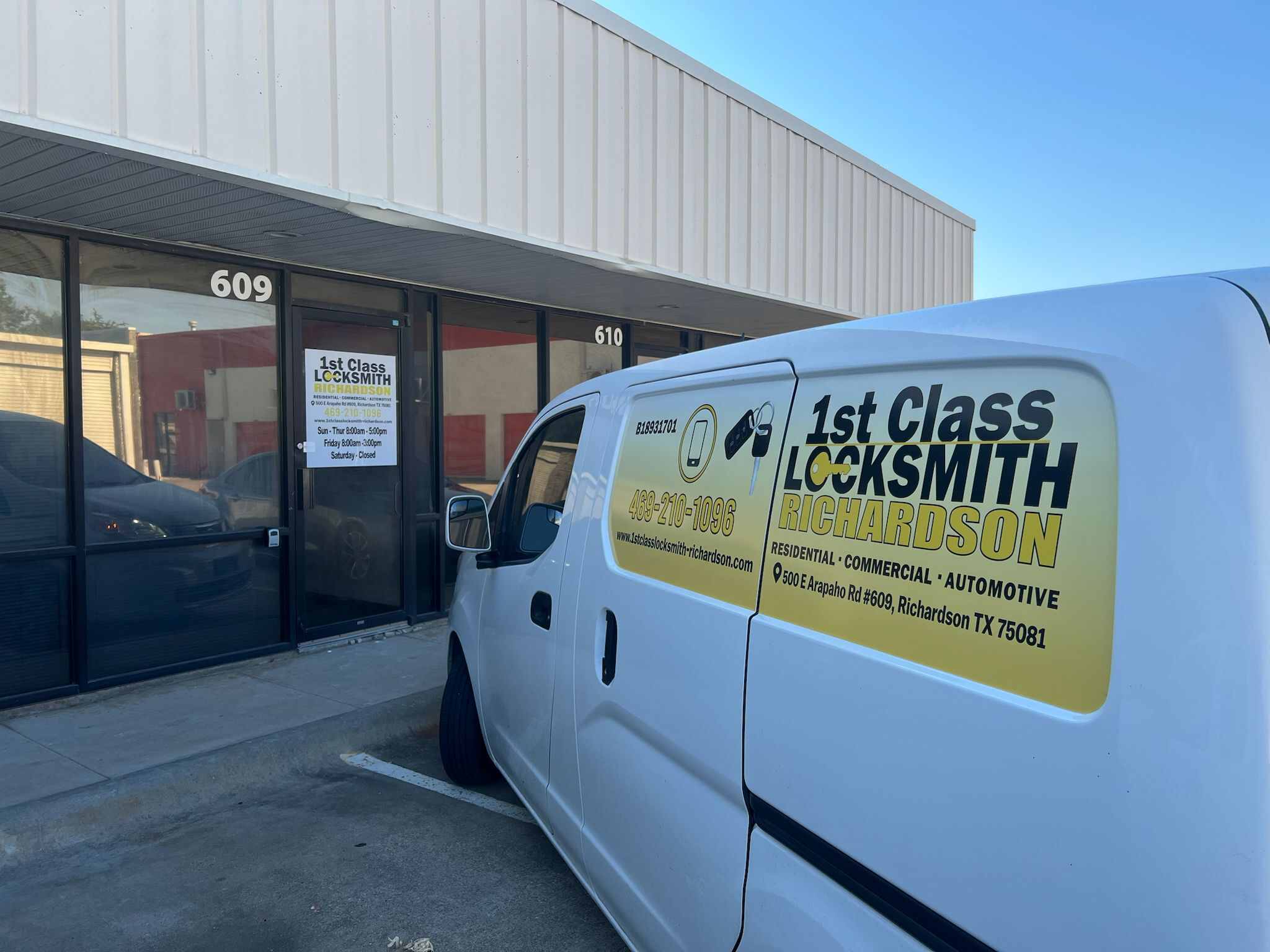 1st Class Locksmith - Prosper TX
